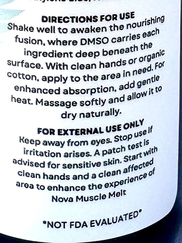 Nova Muscle Melt - 50% DMSO Deep Relief Elixir